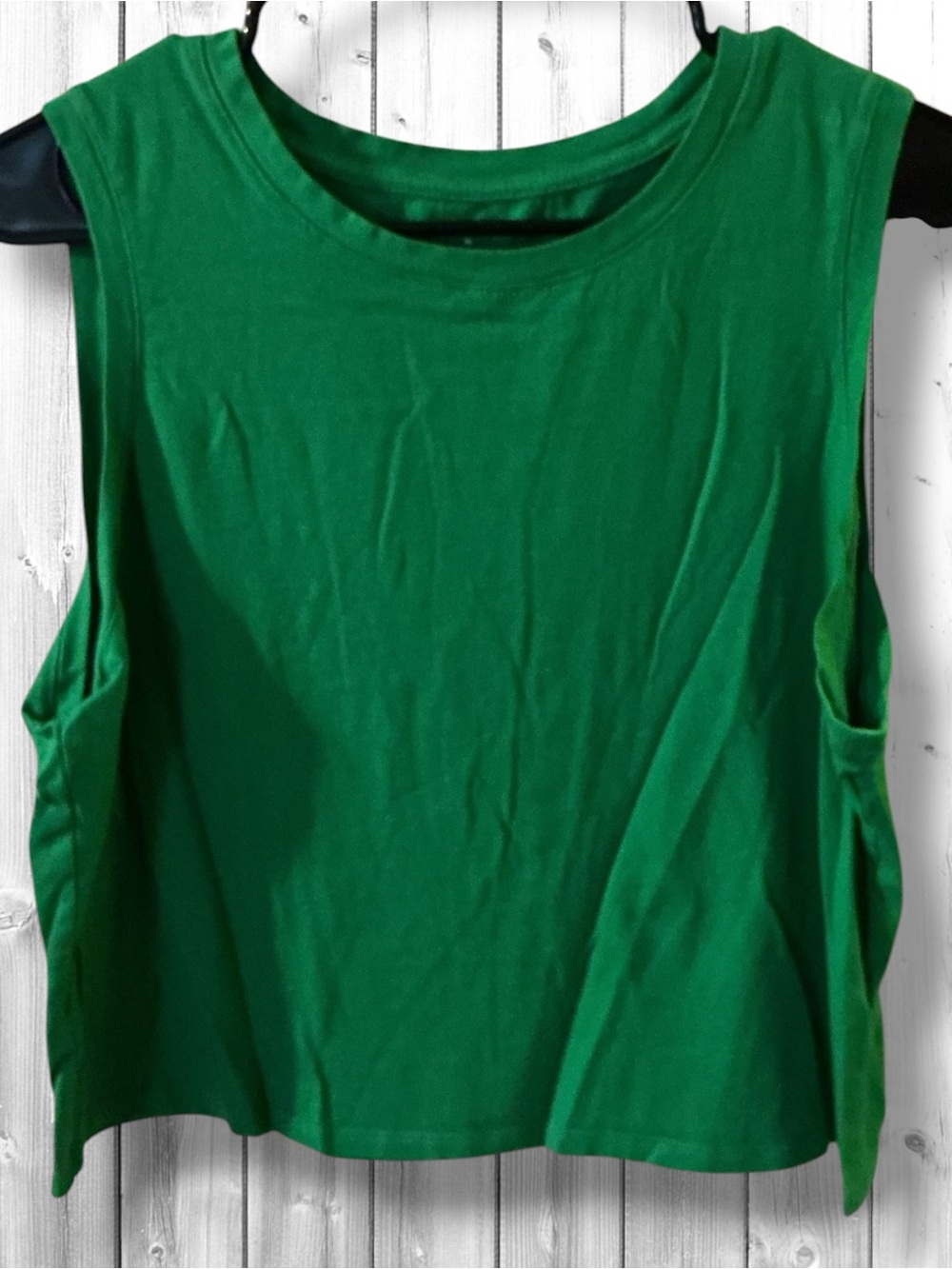 🌷Old Navy Green Sleeveless Cropped Tank Top